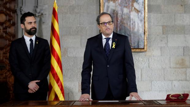 Katalánský premiér Quim Torra