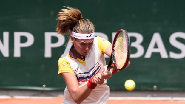 Marie Bouzková na French Open.