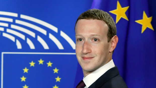 Mark Zuckerberg v Evropském parlamementu