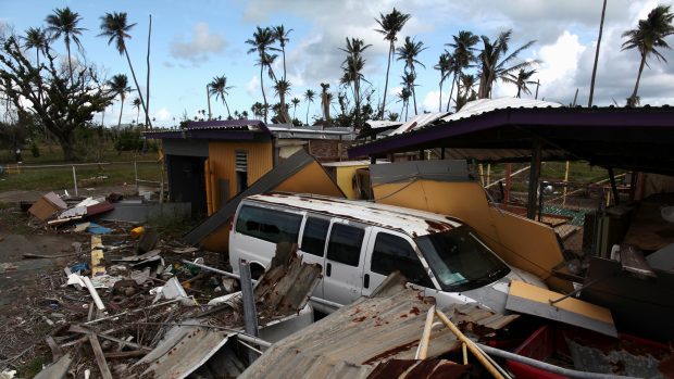 Portoriko zasáhl hurikán Maria v září 2017.