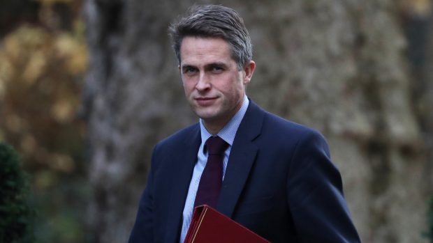 Britský ministr obrany Gavin Williamson