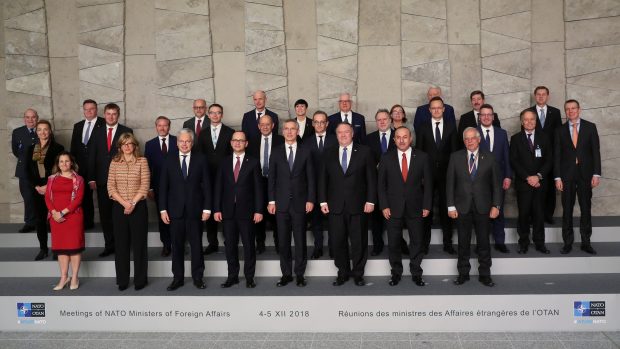 Ministři zahraničí členských zemí NATO
