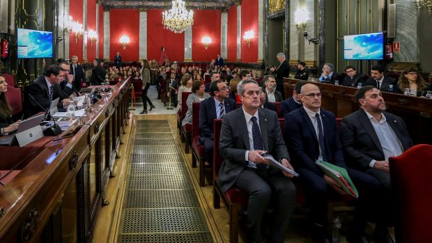 V Madridu začal proces s dvanácti bývalými členy vedení Katalánska