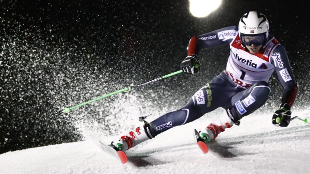 Henrik Kristoffersen porazil v obřím slalomu i Marcela Hirschera.