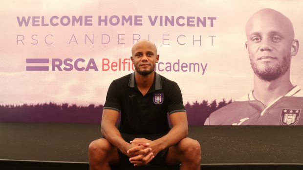 Hrající trenér Anderlechtu Brusel Vicent Kompany