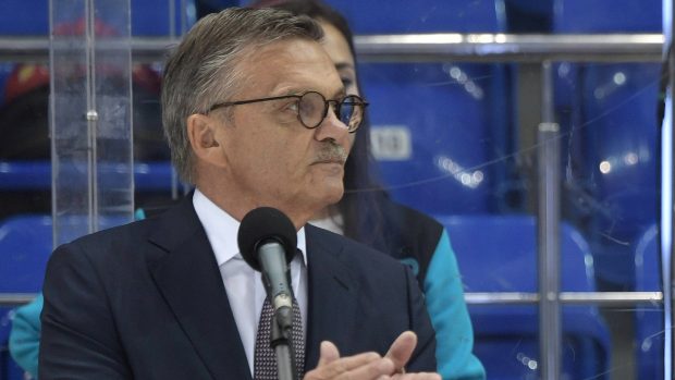 Prezident mezinárodní hokejové federace René Fasel