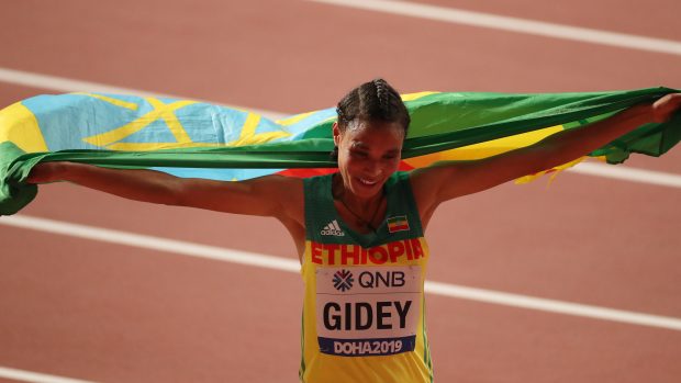 Etiopská vytrvalkyně Letesenbet Gideyová