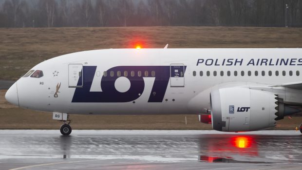 Letadlo polské společnosti LOT