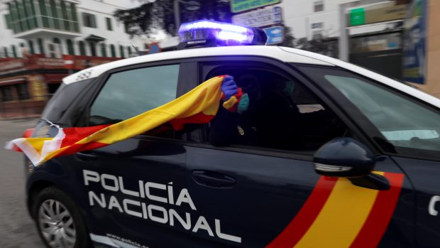 Policie ve španělské městě Rondo.