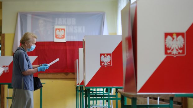 První kolo prezidentských voleb v Polsku 2020