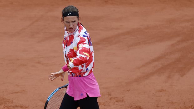 Viktoria Azarenková na letošním Roland Garros
