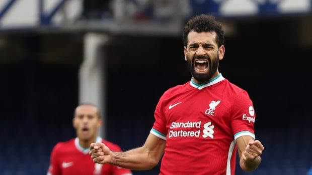 Útočník Liverpoolu Muhammad Salah