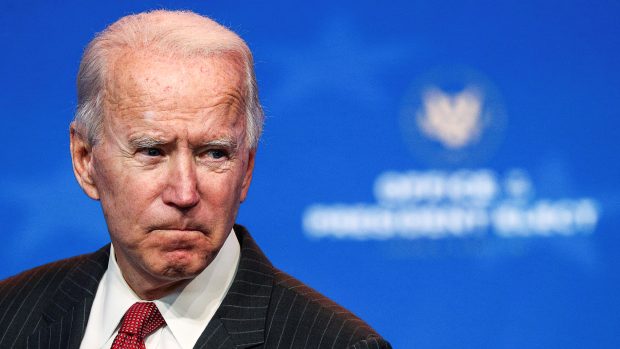 Nově zvolený prezident Spojených států Joe Biden