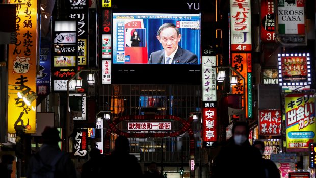 Japonský premiér souhlasil s vyhlášením stavu nouze také z toho důvodu, že hlavní město má letos hostit olympijské hry