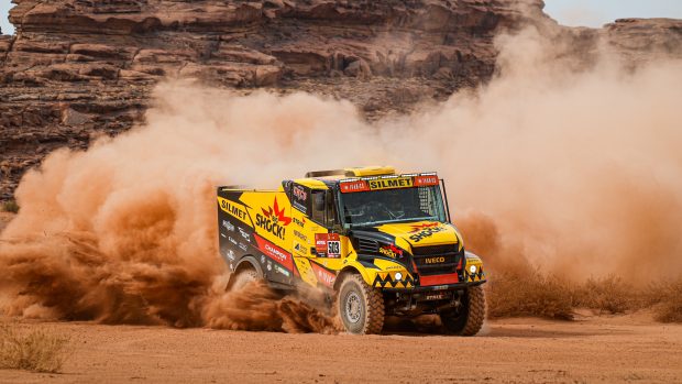 Martin Macík se svým kamionem na Rallye Dakar