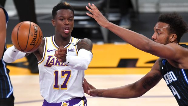 Dennis Schröder v dresu LA Lakers