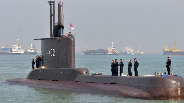 Indonéská ponorka KRI Nanggala-402 několik dní před havárií.