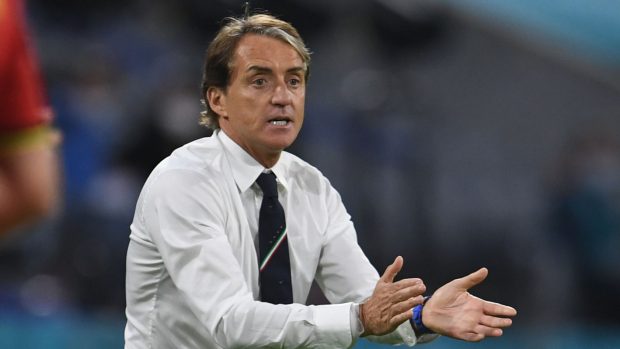 Italský trenér Roberto Mancini
