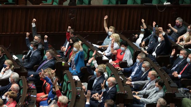 Polští poslanci v Sejmu
