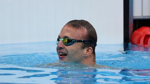 Český plavec Arnošt Petráček