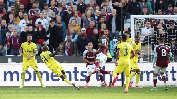 Utkání anglické ligy West Ham - Brentford