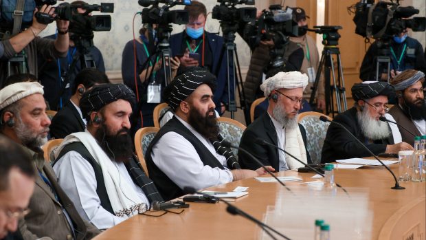 Zástupci Tálibánu na jednání v Moskvě