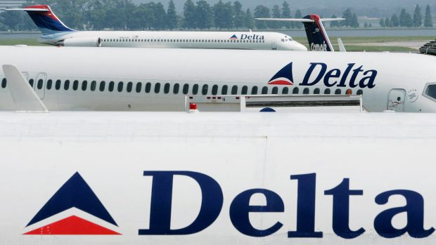 Letadla společnosti Delta Airlines (archivní foto z roku 2014)