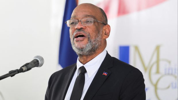 Premiér Haiti Ariel Henry (foto z listopadu 2021)