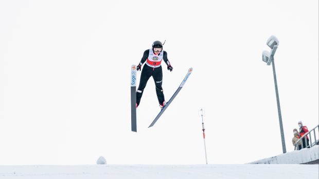Patnáctiletá skokanka na lyžích Anežka Indráčková