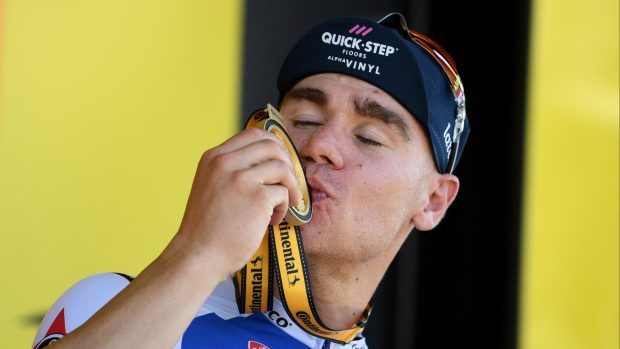 Vítěz druhé etapy Tour de France Fabio Jakobsen