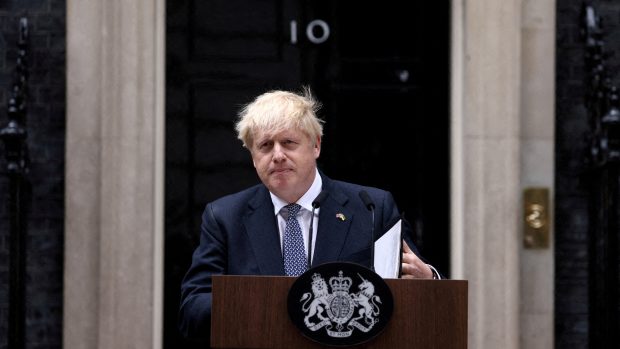 Bývalý britský premiér Boris Johnson