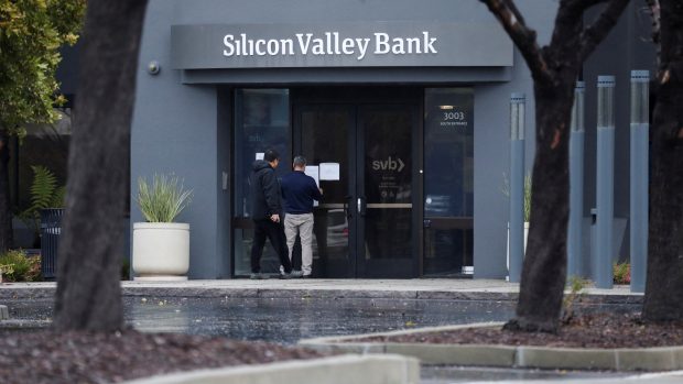 Sídlo banky Silicon Valley Bank v kalifornském městě Santa Clara