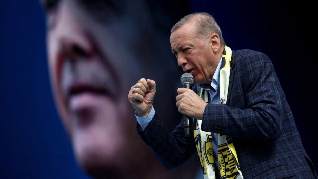 Současný turecký prezident Recep Tayyip Erdogan