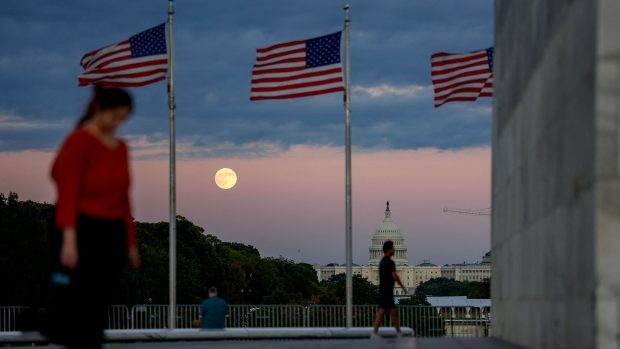 Lidé v USA mohli pozorovat superúplněk