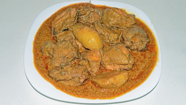 Tradiční pokrm jižní Asie rendang