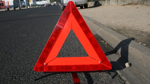 Výstražný trojúhelník (ilustrační foto)