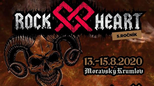 Leták rockového a metalového festivalu Rock Heart