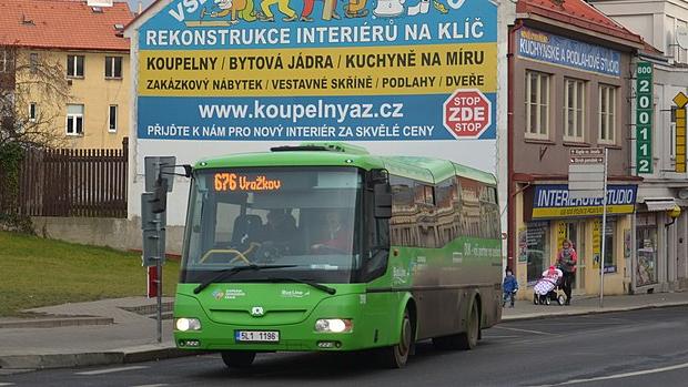 Autobus společnosti TD BUS v Roudnici nad Labem