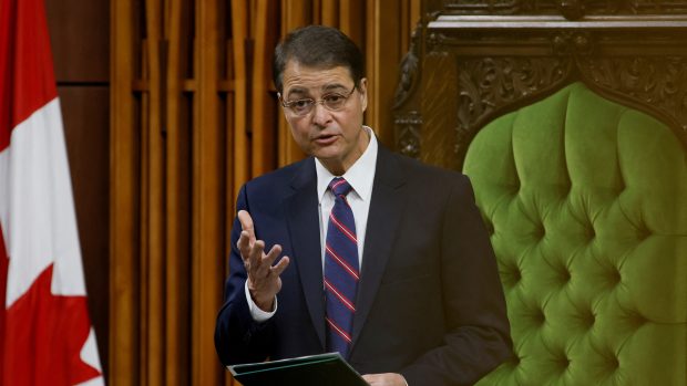 Předseda dolní komory kanadského parlamentu Anthony Rota
