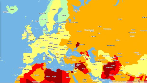 International SOS: nová mapa rizik 2018