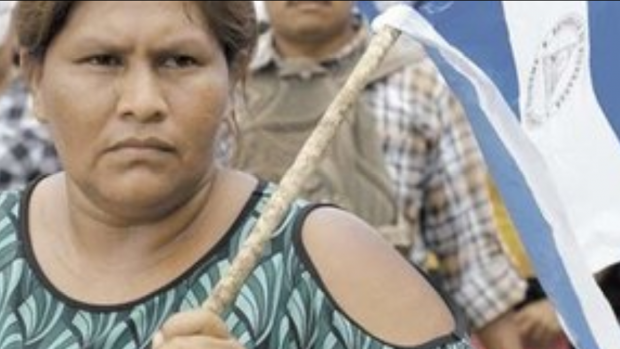 Nikaragujská farmářka a aktivistku Franciska Ramírezová
