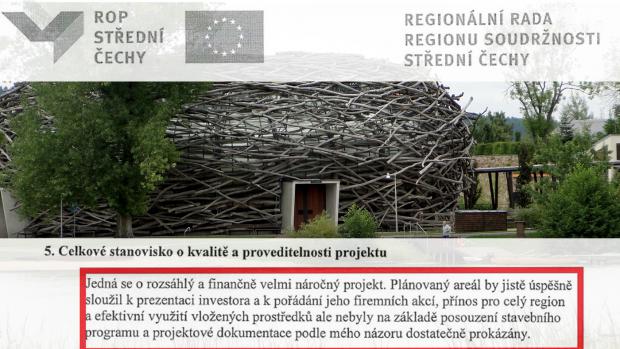 Nadhodnocený projekt, nejasný žadatel
Posudky upozornily ROP Střední Čechy
na rizika projektu Čapí hnízdo