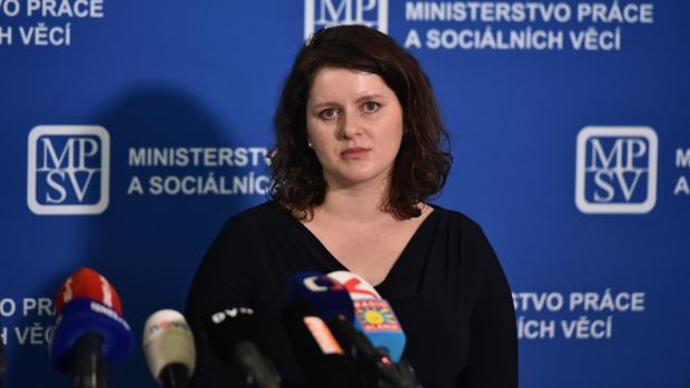 Ministryně práce a sociálních věcí Jana Maláčová