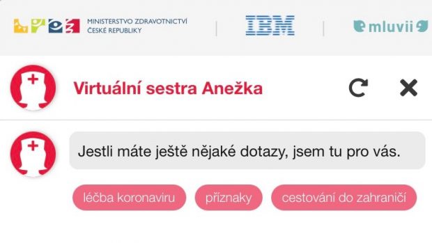 Virtuální sestra Anežka fungovala na webu ministerstva zdravotnictví od loňského března