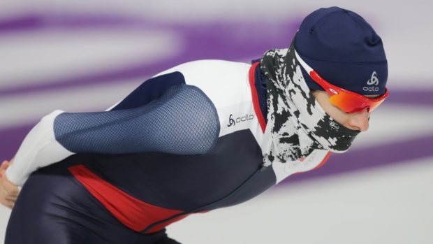 Martina Sáblíková na tréninku před zahájením zimních olympijských her v jihokorejském Pchjončchangu.
