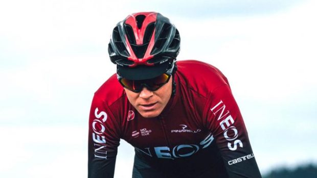 Cyklista Chris Froome