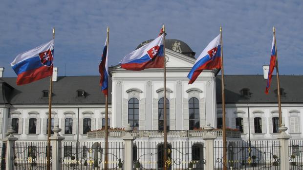 Sídlo slovenského prezidenta - Grasalkovičův palác v Bratislavě