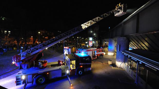 Požár vzduchotechniky na pražském hlavním nádraží