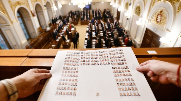 Zasedací pořádek Poslanecké sněmovny