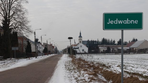 Městečko Jedwabne na východě země. Poláci tam v roce 1941 spáchali Pogrom na místních Židech